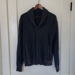 Banana Republic Charcoal Gray Cardigan Sweater - size M